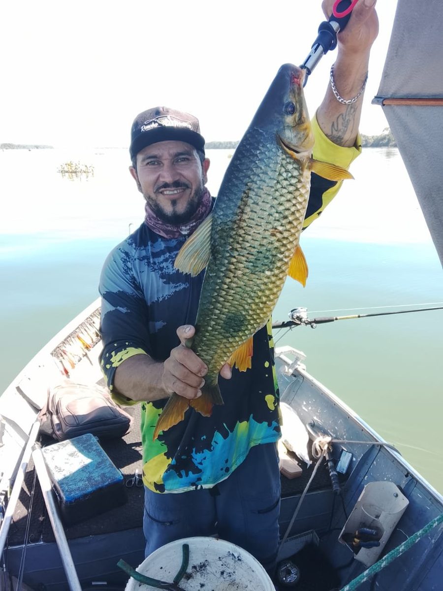 Estrutura da Pousada do Sol em Paulicéia-SP, pesca no Rio Paraná